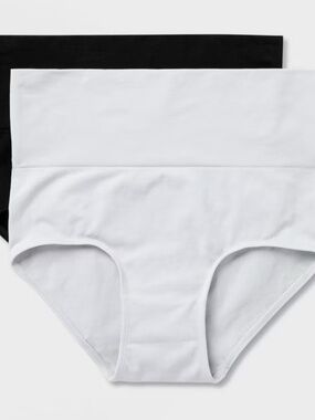 Auden Seamless Briefs 2-Pack - Black & Light Gray